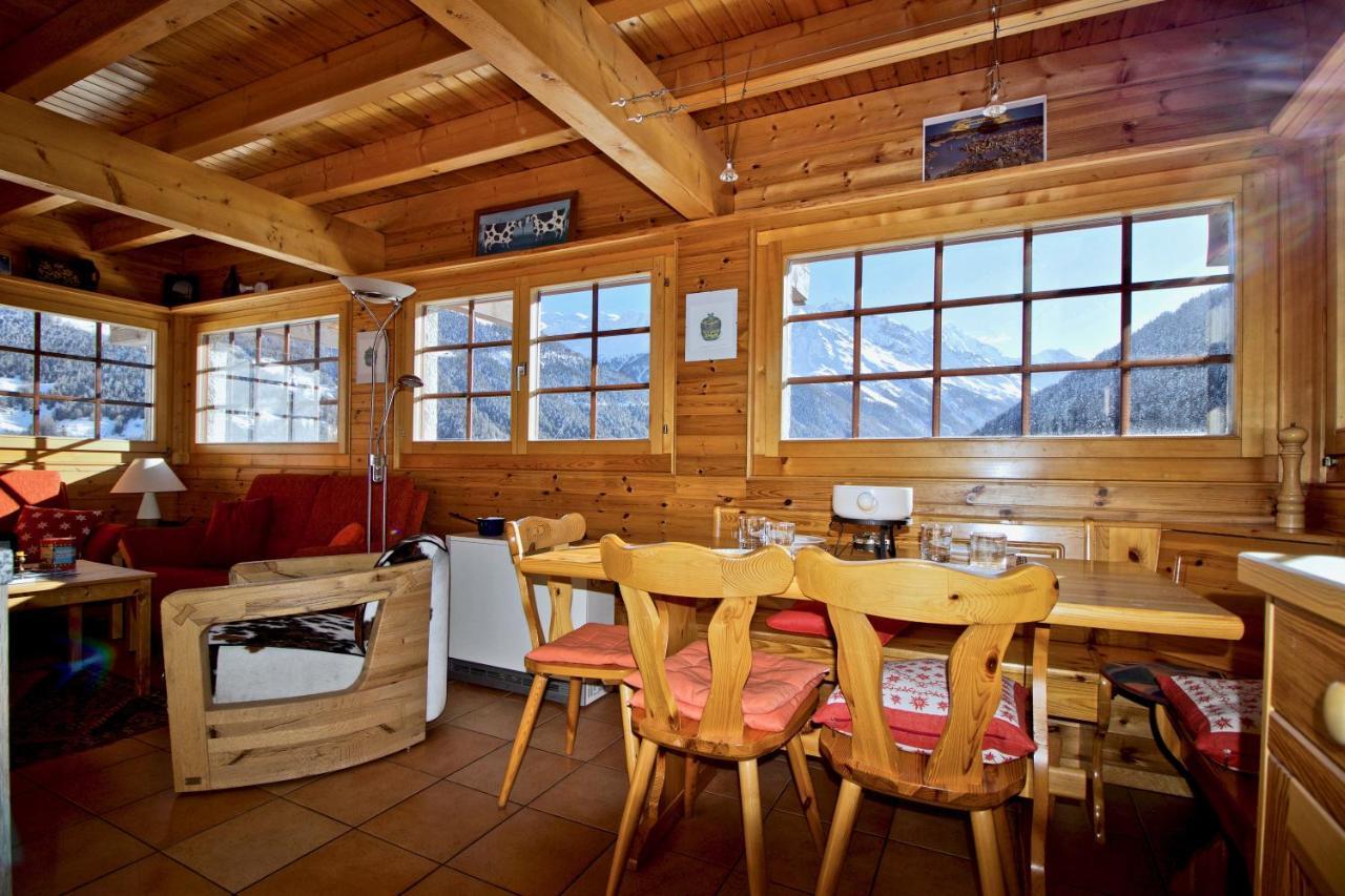 Chalet Abraxas With Astonishing View - Grimentz Villa Ngoại thất bức ảnh